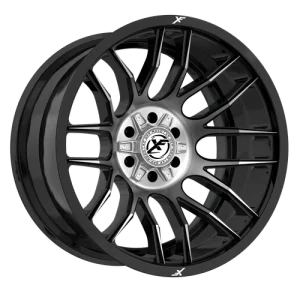 XF Off-Road – XF-232 – Black – 20″x10″ -12mm – All weather Wheels – XF-232201051271397-12GBMTITDDT